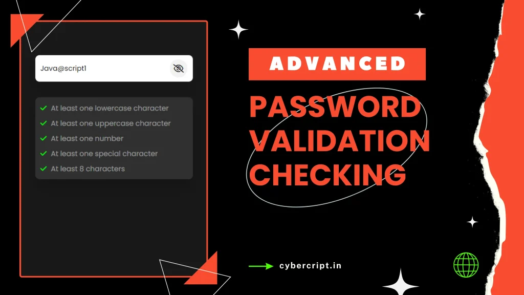 Advanced Password Validation Checking In JS