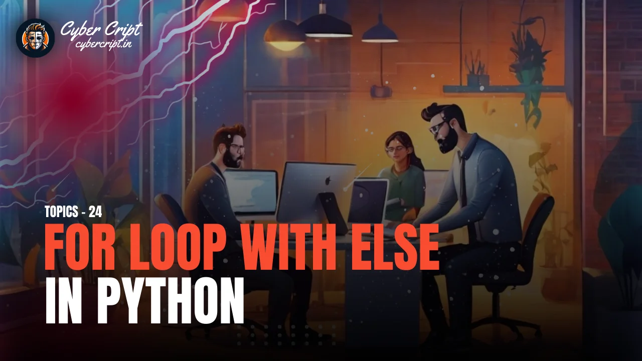 For Loop With Else In Python